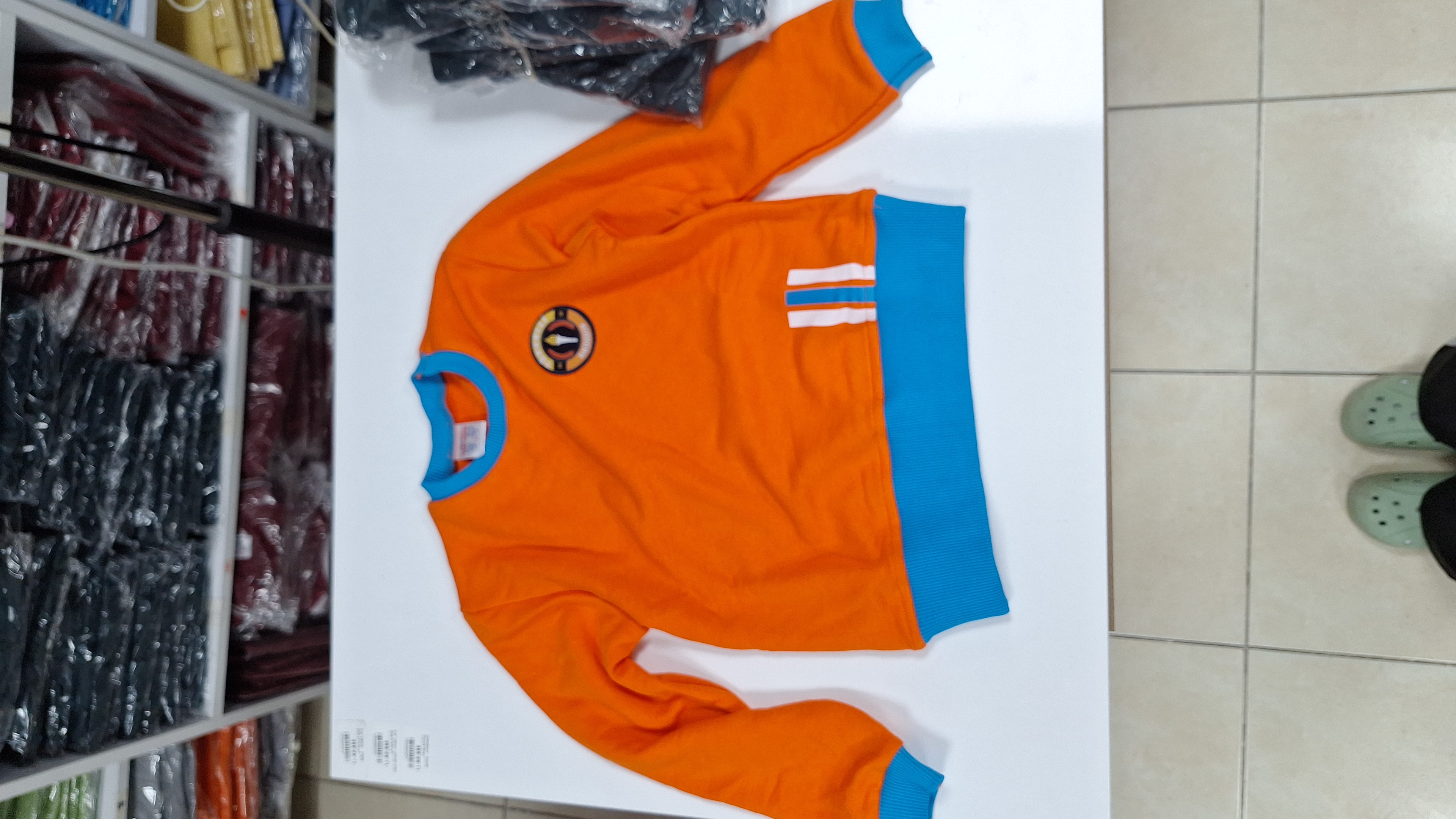 3 iplik sweatshirt üretimimiz